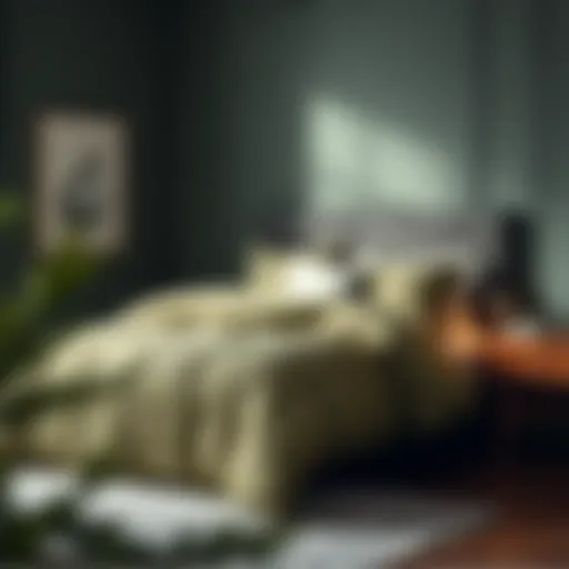 Elegant Olive Green Comforter Set for Full Beds Elegant olive green comforter set on a full bed