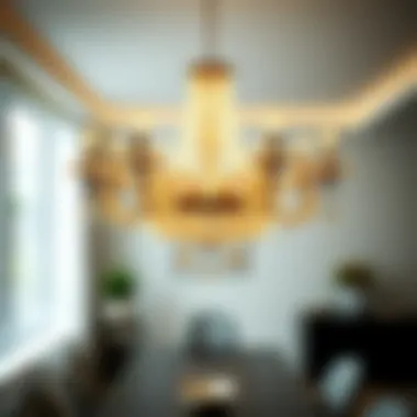 Chandelier Transforming Interior Spaces Stunning pendant light chandelier enhancing interior ambiance