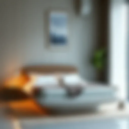 A photon bed showcasing its sleek design and innovative features