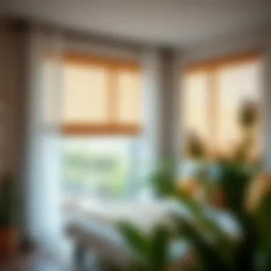 Sustainable Choices for Window Treatments Eco-friendly window treatments in a serene home setting