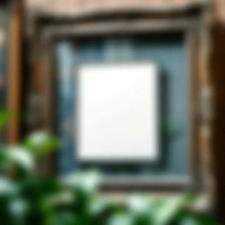 Vintage 11x8.5 picture frame with intricate design