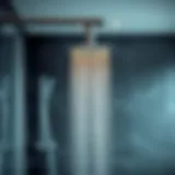 Elegant single spray shower head design