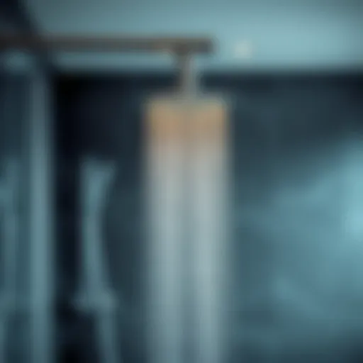 Elegant single spray shower head design