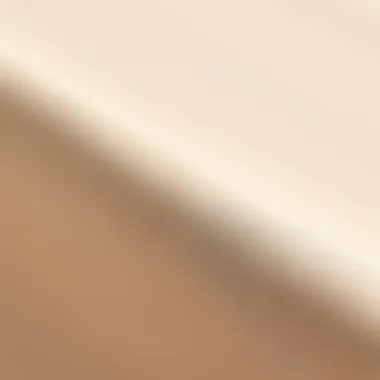 Close-up of luxurious taupe fabric showcasing texture