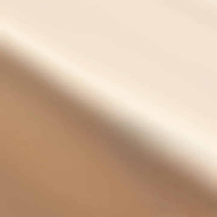 Close-up of luxurious taupe fabric showcasing texture