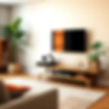 DIY television table project for personalized decor