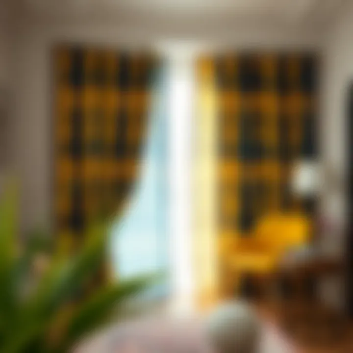 Exploring the Aesthetics and Applications of Yellow and Blue Curtain Fabric Introduction