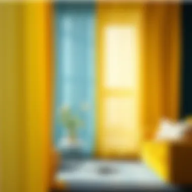 Notable Exploring the Aesthetics and Applications of Yellow and Blue Curtain Fabric