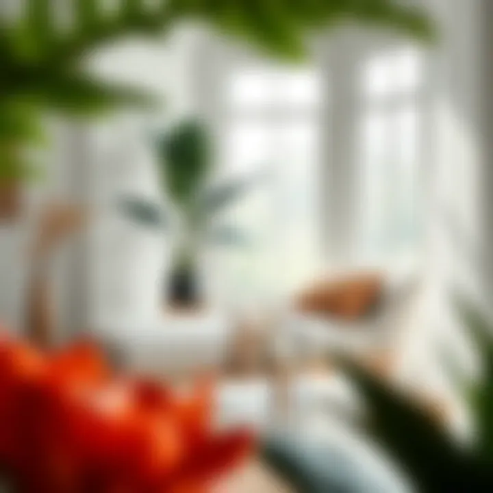 Strategic Placement of Indoor Chaise by Window A beautifully styled indoor chaise placed by a window, demonstrating strategic placement.