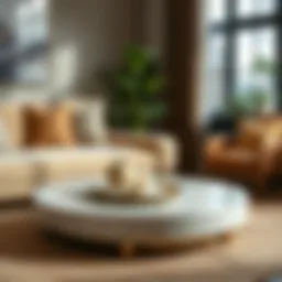 Exploring the Appeal of Round Marble Coffee Table Sets Introduction