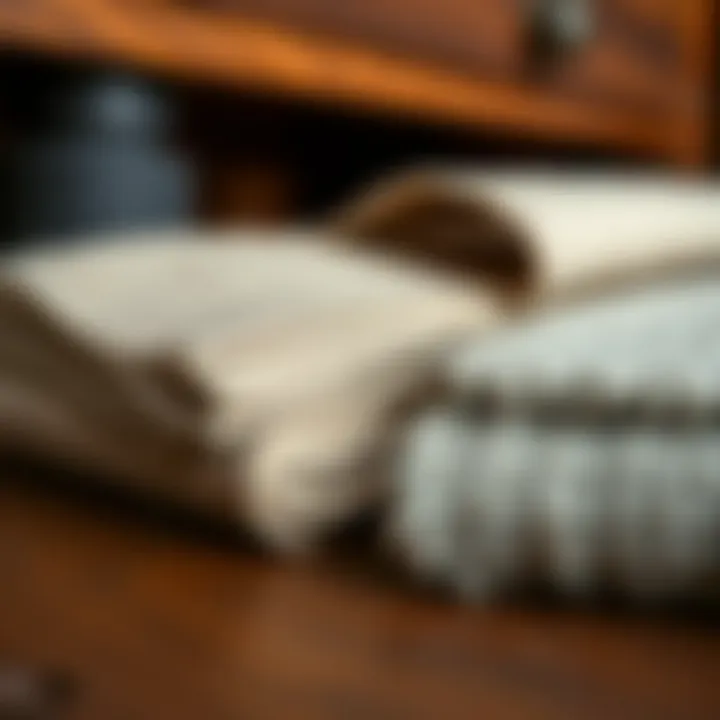 Craftsmanship and Materials in Century Dressers A close-up view of materials used in crafting century dressers