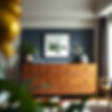 Modern Interpretation of the Century Dresser Modern adaptation of a century dresser in a contemporary interior setting