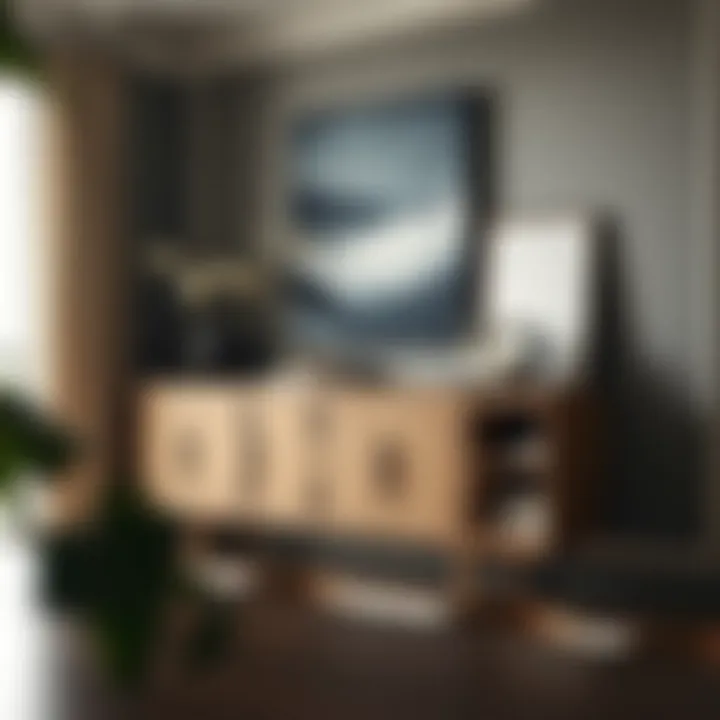 Versatile Storage Solutions with Serving Credenza Functional serving credenza used for storage and display