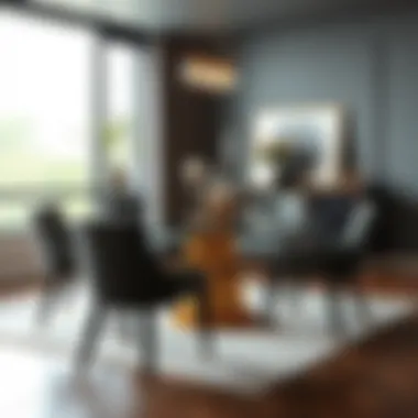 Sophisticated Design of Corner Dining Chair Sophisticated corner dining chair in a modern setting