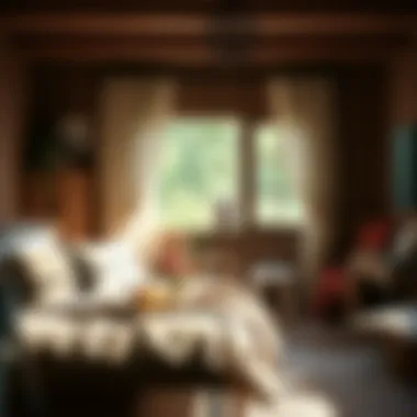 Cozy Bedroom with Sustainable Furniture Choices Cozy bedroom with sustainable furniture choices