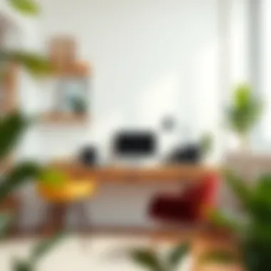 Stylish Desk Setup Using Budget-Friendly Materials Stylish desk setup using budget-friendly materials