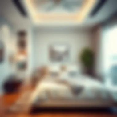 An interactive software interface for virtual bedroom design