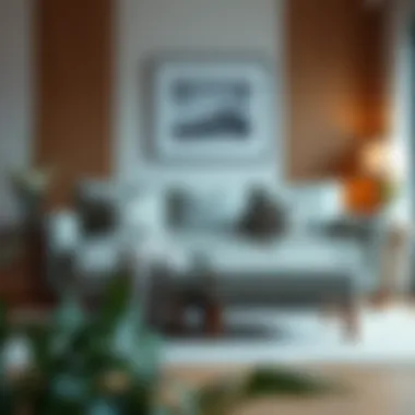 Functionality and Comfort of Loveseat and Ottoman Oversized loveseat with ottoman providing comfort and usability