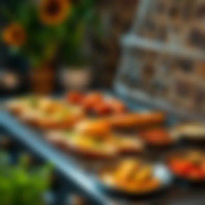 Variety of dishes prepared using a side burner grill