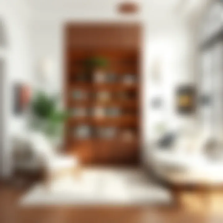 Inviting Reading Space Featuring a Bookcase Cozy reading nook with a 38-inch bookcase as a centerpiece