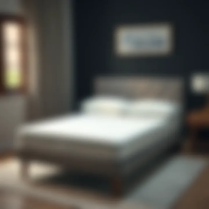 Benefits of Stiff Mattress Pads Illustration depicting the benefits of using a stiff mattress pad for sleep quality.