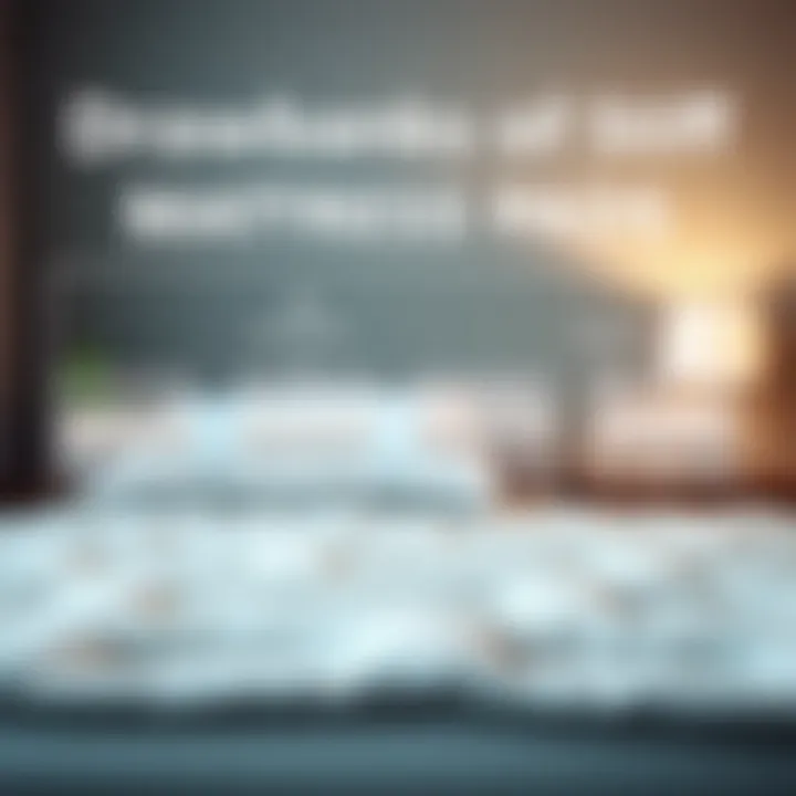 Drawbacks of Stiff Mattress Pads Diagram illustrating the potential drawbacks of stiff mattress pads in various scenarios.