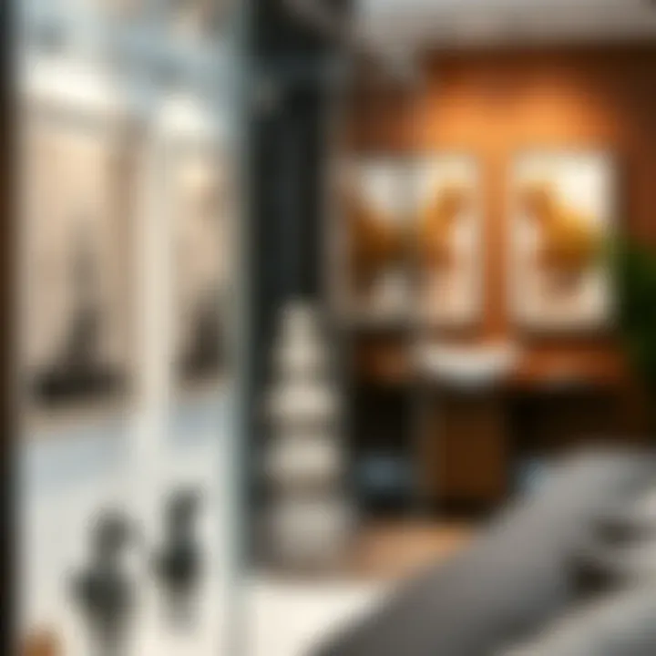 Curating Art with Acrylic Elegance Acrylic display case showcasing a curated art collection