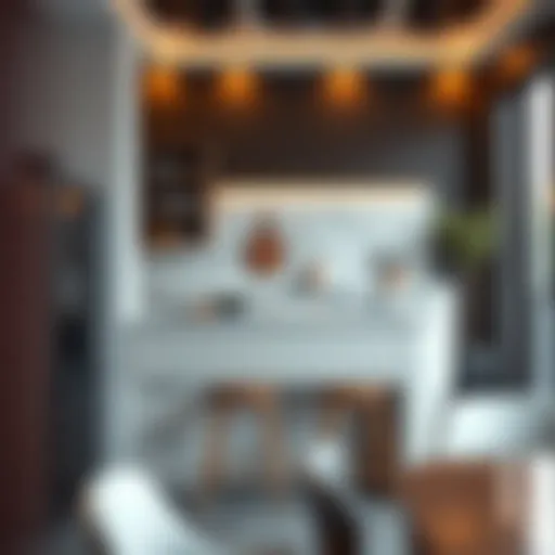 Chic Portable Kitchen Counter Elegant portable kitchen counter with a chic design