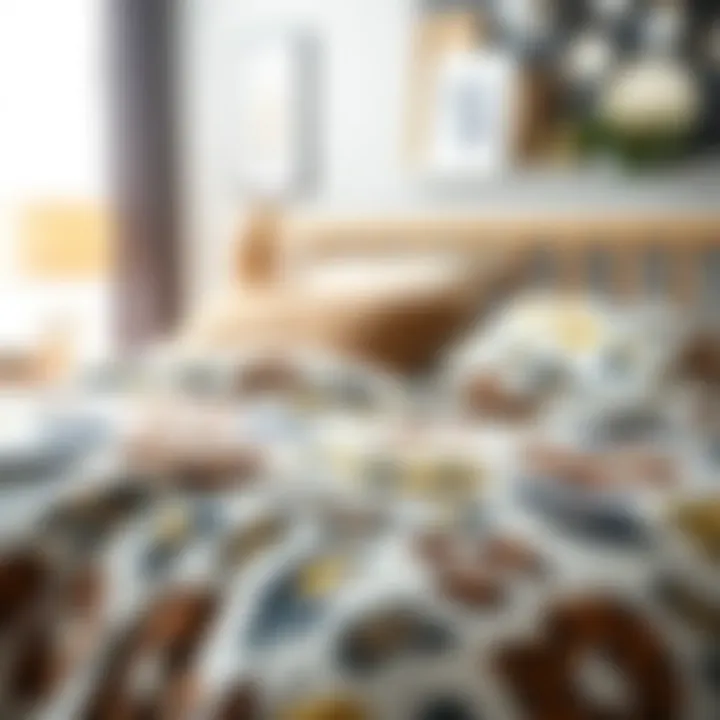 Whimsical Charm with Animal Prints Whimsical animal print duvet cover