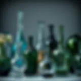 Elegant assortment of glass vases showcasing different shapes and sizes