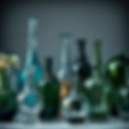 Elegant assortment of glass vases showcasing different shapes and sizes
