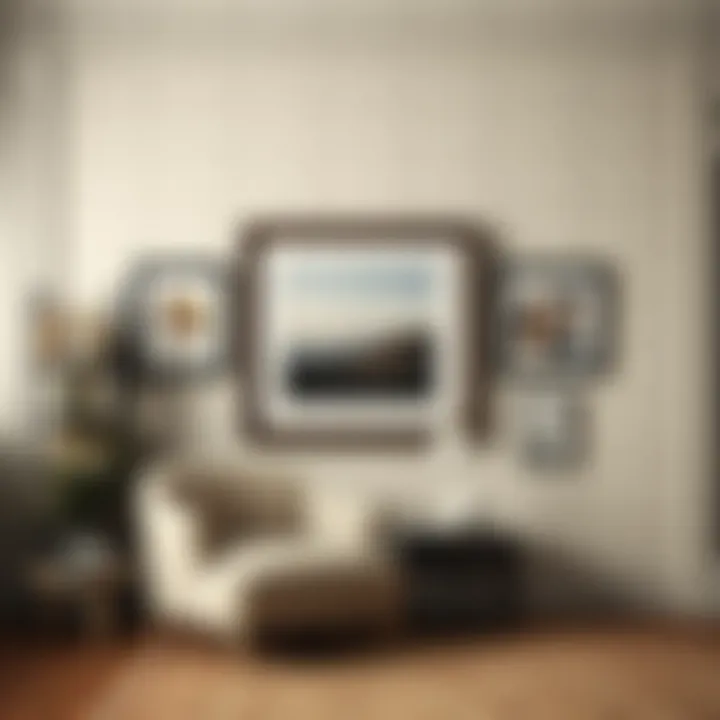 Historical examples of framing techniques used with matted frames