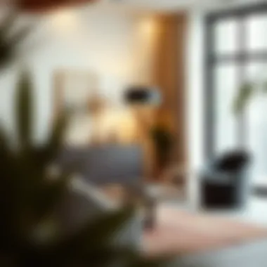 Vidja Lamp as a Design Focal Point Vidja lamp as a focal point in interior design