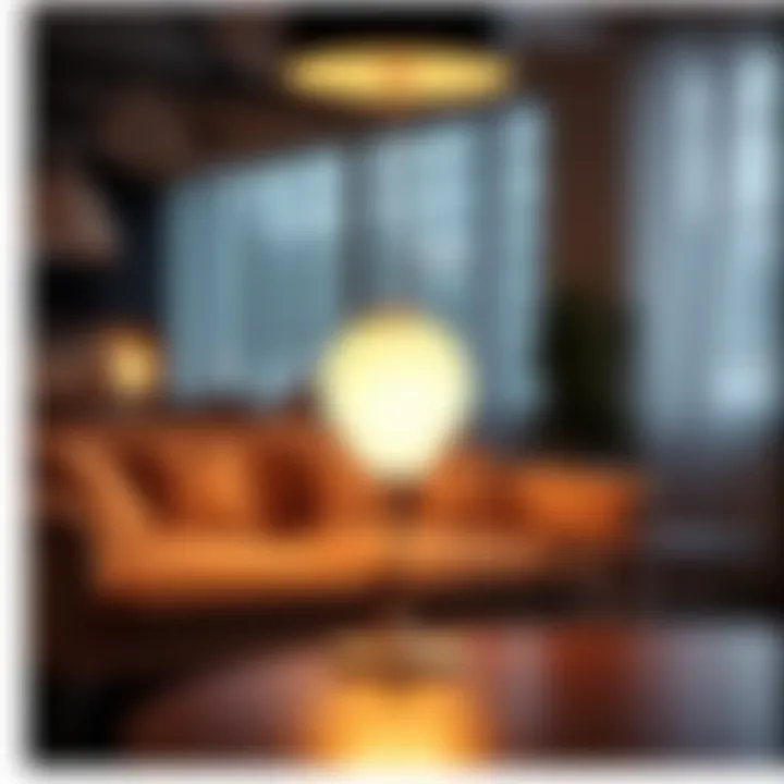 Warm Ambient Lighting from Vidja Lamps Warm ambient lighting created by a vidja lamp