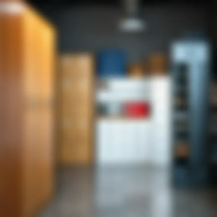 Diverse Storage Solutions in File Cabinets A variety of file cabinets highlighting different storage solutions and functionalities