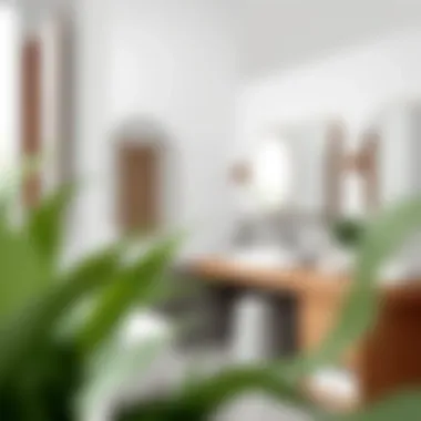 Variety of materials for large bathroom mirrors displayed