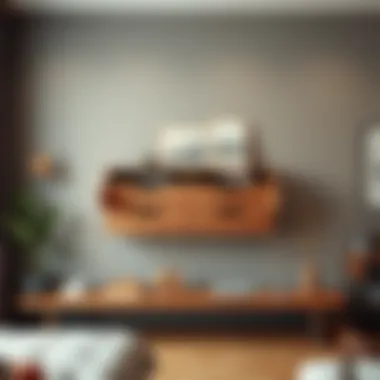 Installation Techniques for Floating Designs Step-by-step installation process of a floating chest of drawers on walls