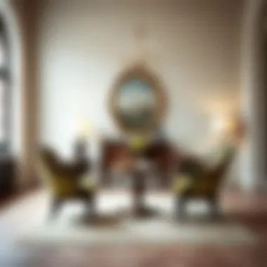 Historical furniture design illustrating the evolution of aesthetic principles