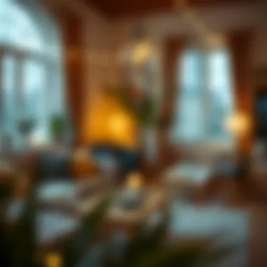 Stylish Arrangements for Enhanced Ambiance Stylish arrangement of string lights creating an inviting atmosphere