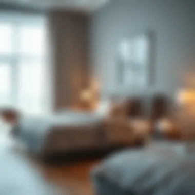 Sleek Cube Storage Unit Modern cube storage unit in a stylish bedroom setting