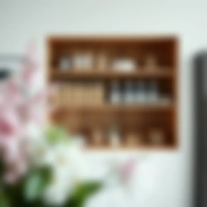 Chic minimalist pantry shelf arrangement demonstrating aesthetic appeal