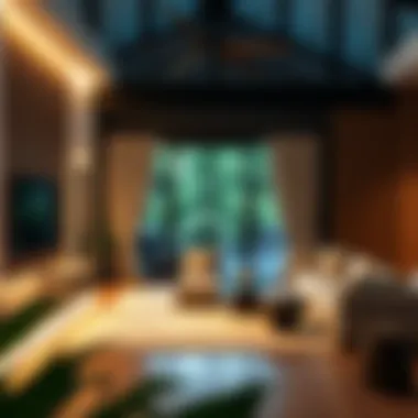 Accent Lighting Showcasing Design Stunning accent lighting highlighting architectural features