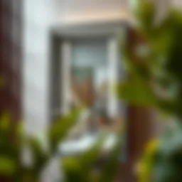 Elegant locking medicine cabinet with a mirror reflecting modern decor