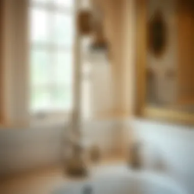 Timeless Vintage Faucet for Classic Bathroom Designs Vintage-style shower-only faucet in a classic bathroom