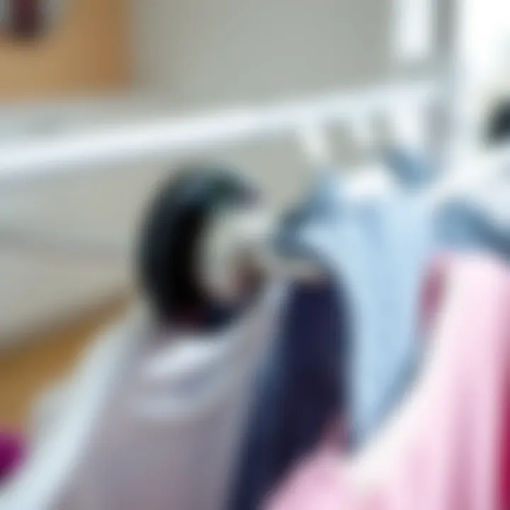 Innovative Magnetic Mechanism for Efficient Drying Close-up of magnetic features on a clothes drying rack