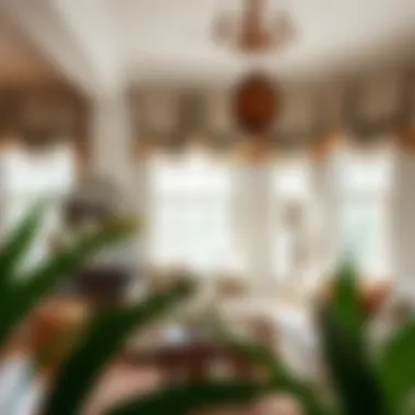 Incorporating Valances into Interior Design A beautifully styled room with valances