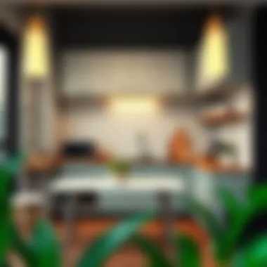 Smart Layouts for Optimal Space Utilization Creative layout of a small kitchenette