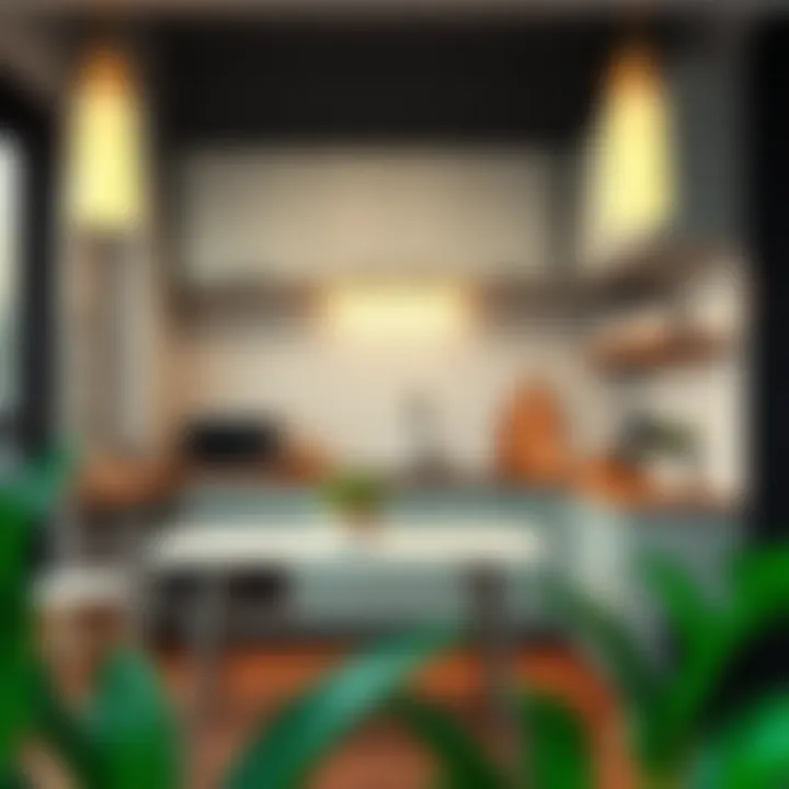 Smart Layouts for Optimal Space Utilization Creative layout of a small kitchenette