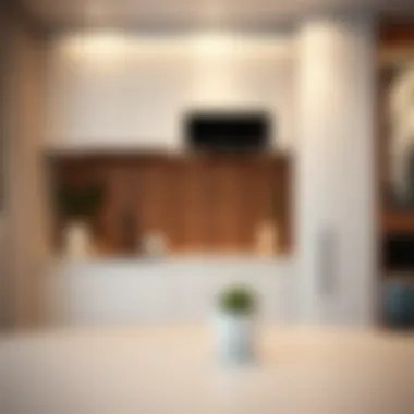 Innovative Design for Compact Living Sleek and modern kitchenette design