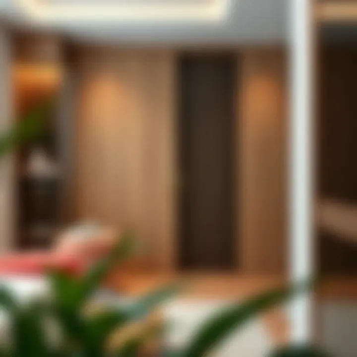 Contemporary closet doors showcasing various materials